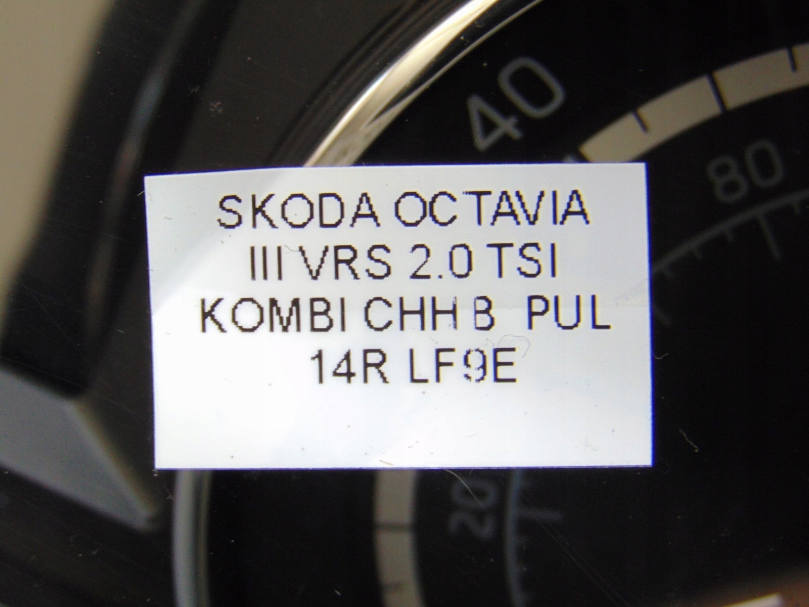 dials dials CLUSTER GAUGES SKODA OCTAVIA III 2.0 TSI 5E0920971C