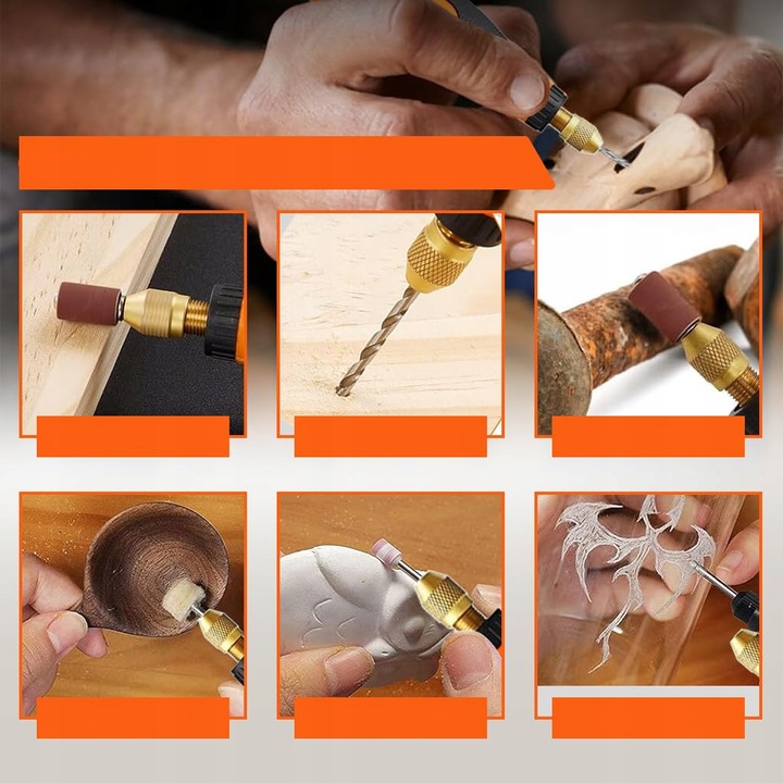 MINISZLIFIERKA WIELOFUNKCYJNA USB AKUMULATOROWA 3,6 V 3 PRĘDKOŚCI Marka bez marki