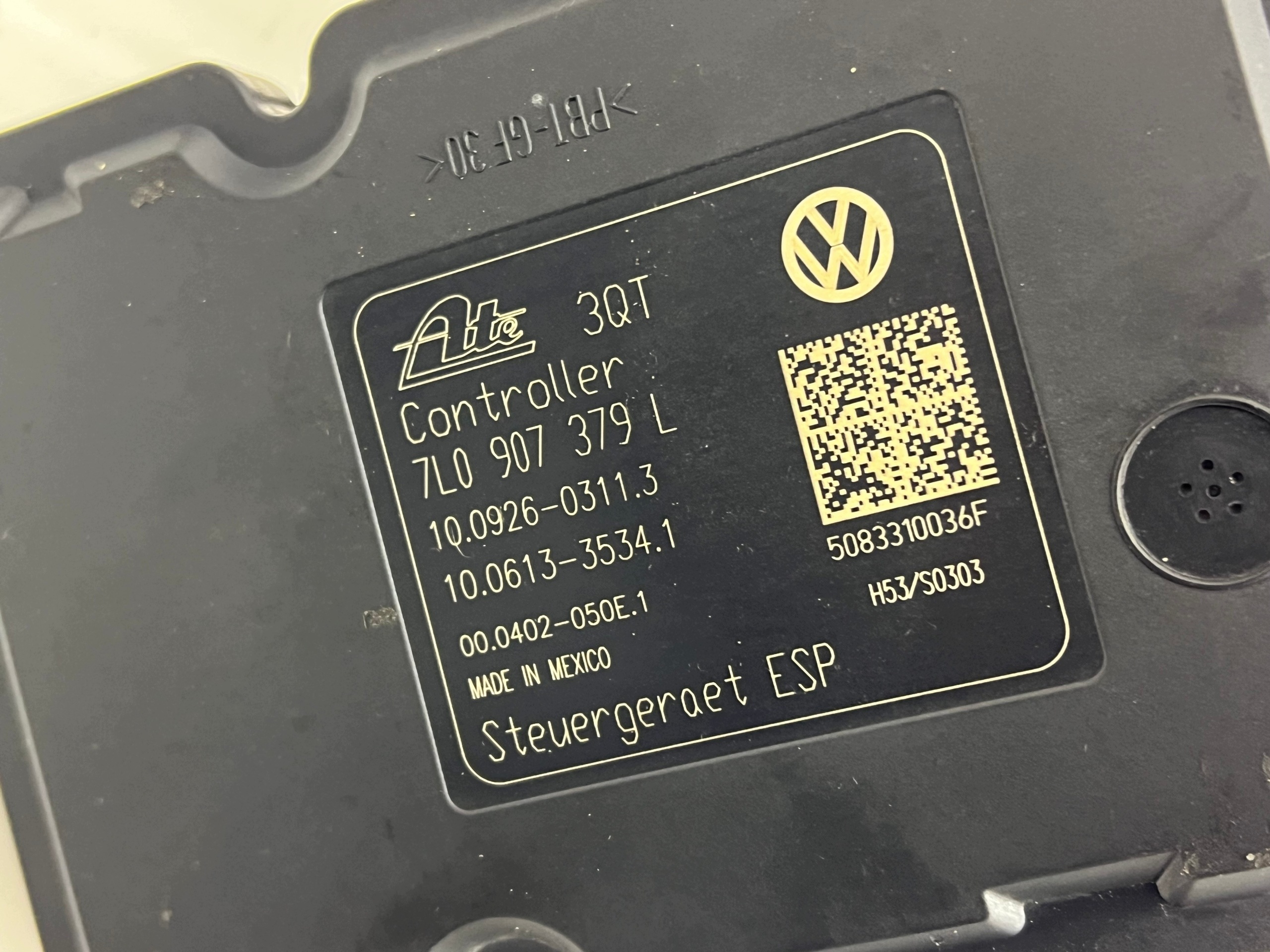 pompa ABS TOUAREG 7L e PORSCHE CAYENNE 7L0614517A 7L0907379L