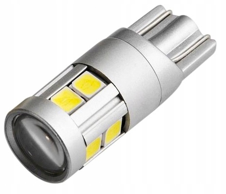 

Żarówka Led Soczewkowa W5W 9 Smd T10 W5W 3030