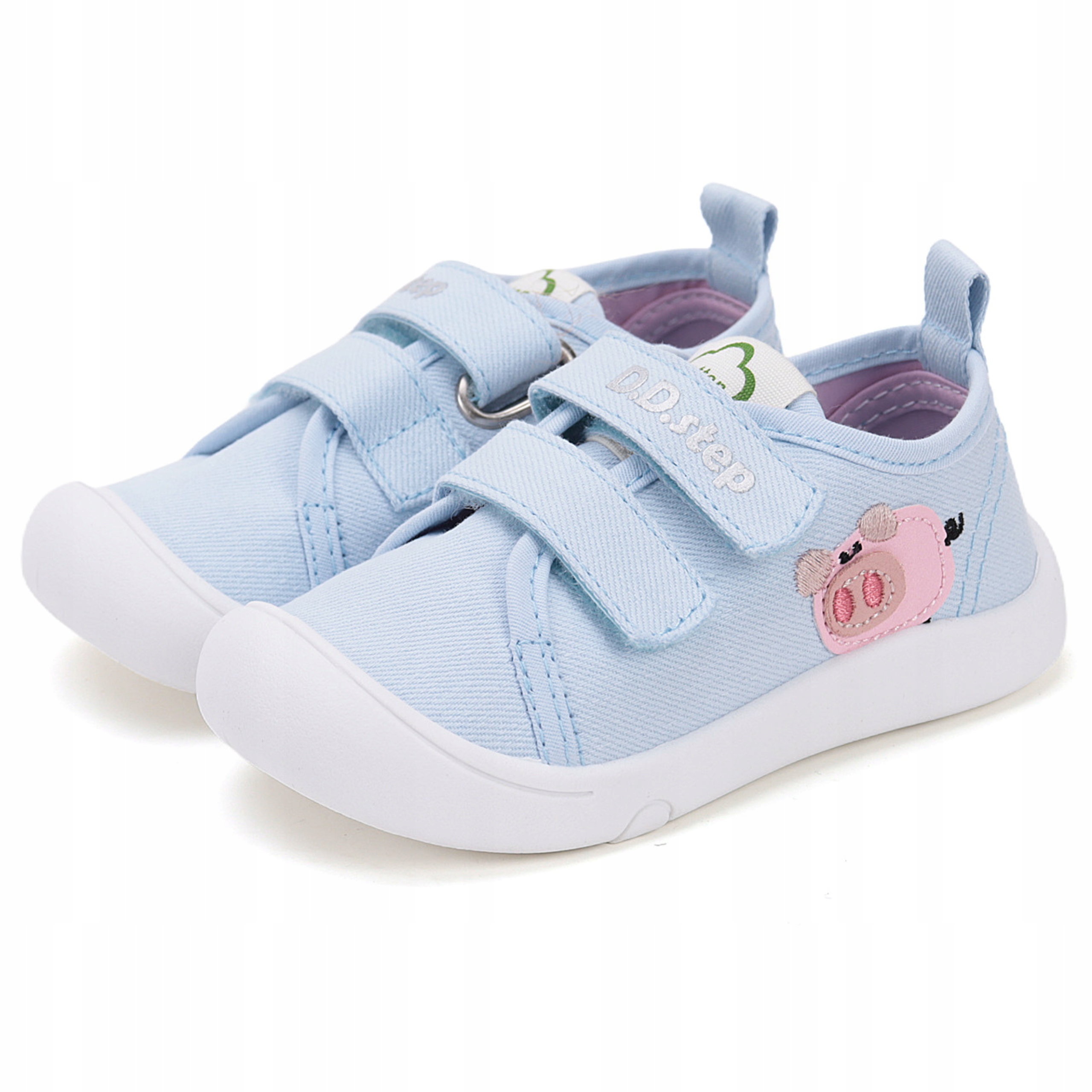 D.D Step C100-51497A Miękkie Szerokie Trampki Wodoodporne Sky Blue R 26