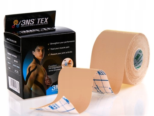 

Medyczne Plastry 3NS Tex kinesiotaping kinesio