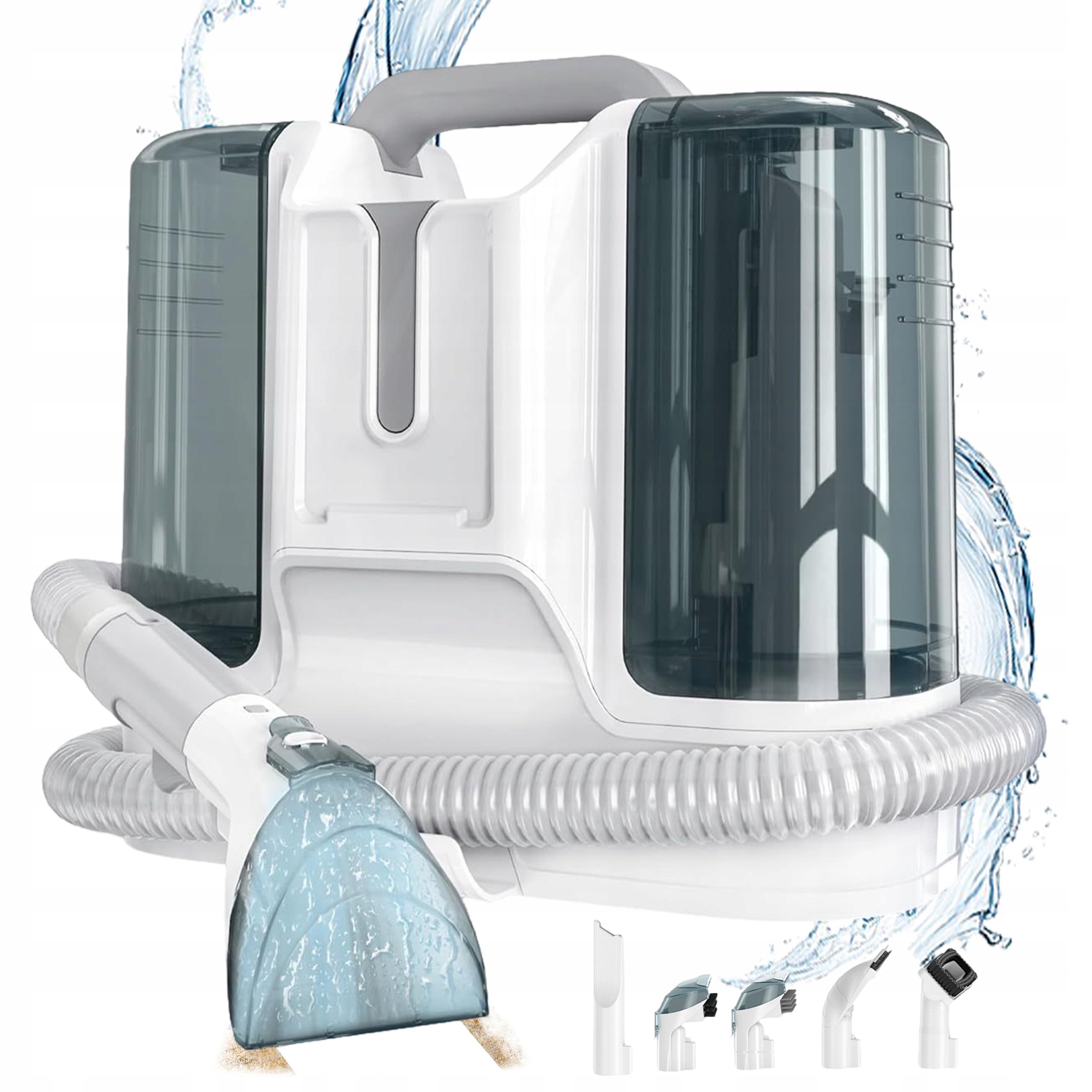 Čisticí Stroj Na Čalounění Koberců Se Dvěma Nádržkami 1800 ML 600 ML