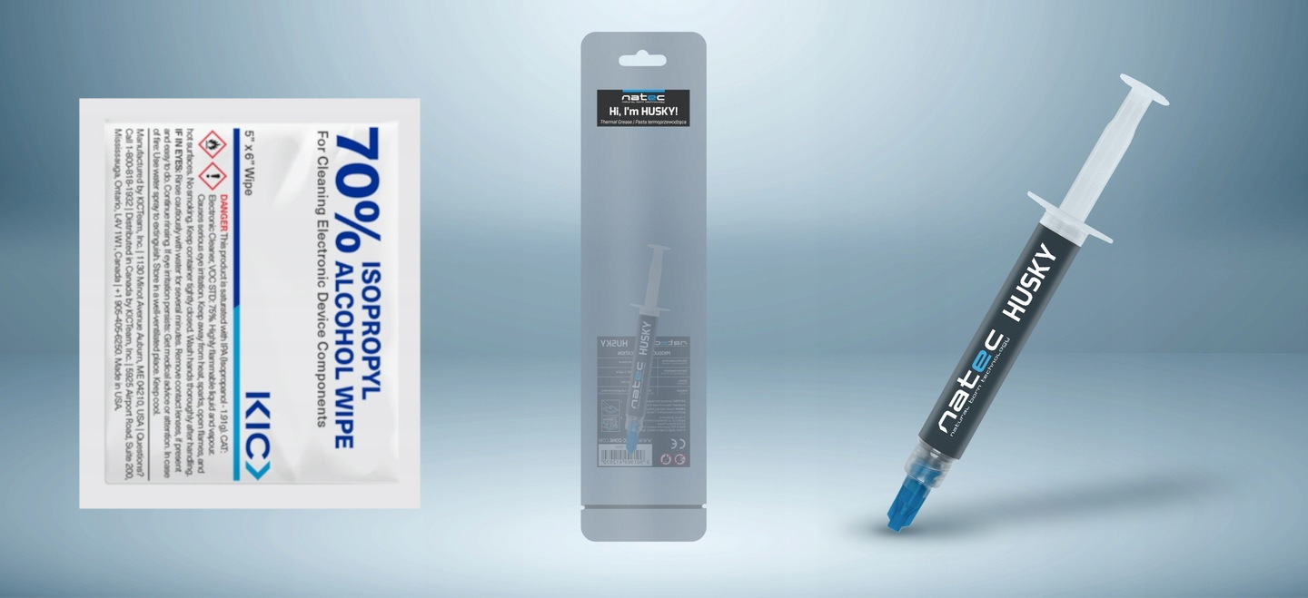 PASTA TERMOPRZEWODZĄCA THERMAL NATEC NA PROCESOR CPU GPU 4g + GRATISY 3W1 Przewodność cieplna 4.63 W/mK