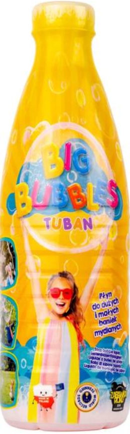 PŁYN DO DUŻYCH BANIEK MYDLANYCH BAŃKI BUTELKA 1L