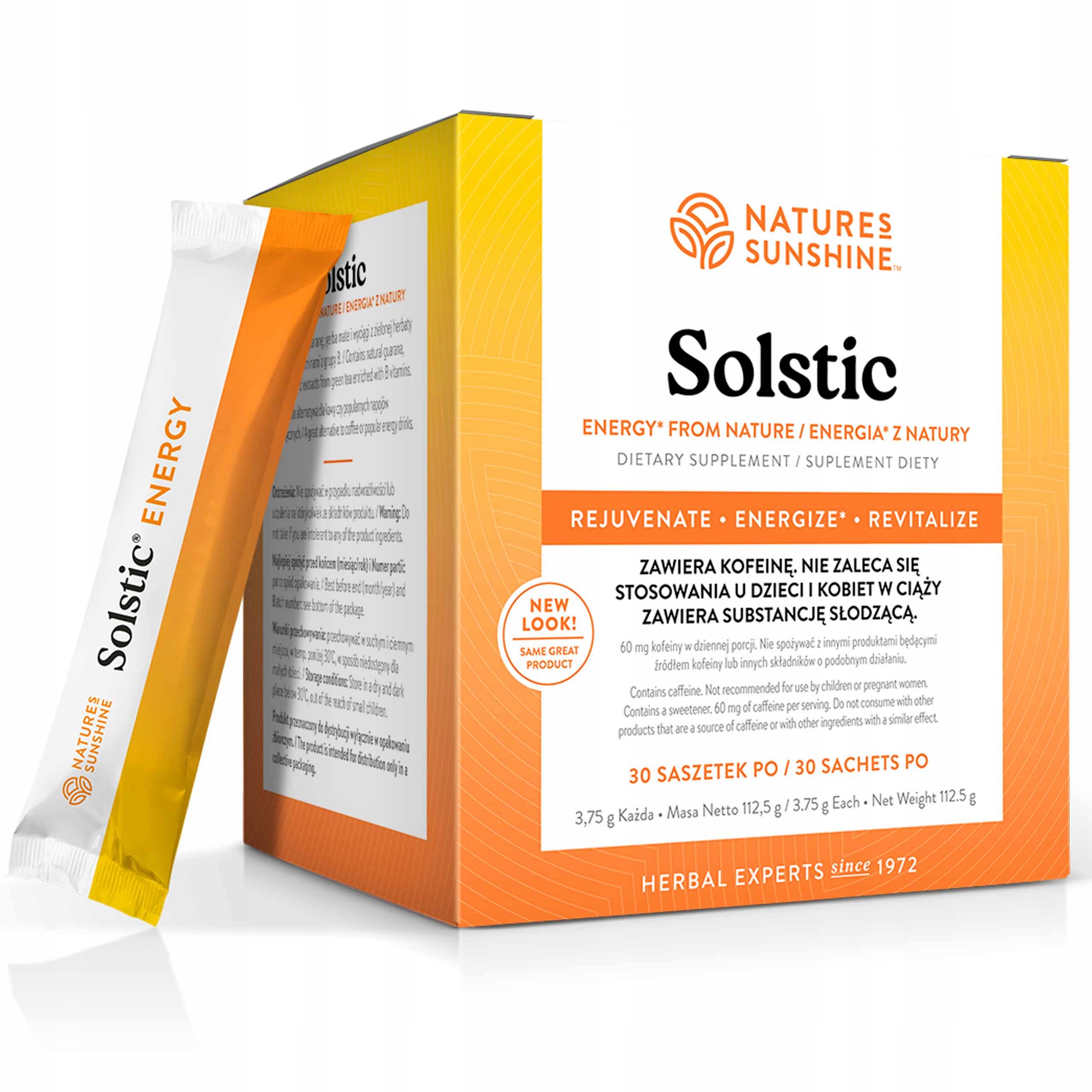Solstic Energia z Natury Nature's Sunshine Nsp 30 saszetek