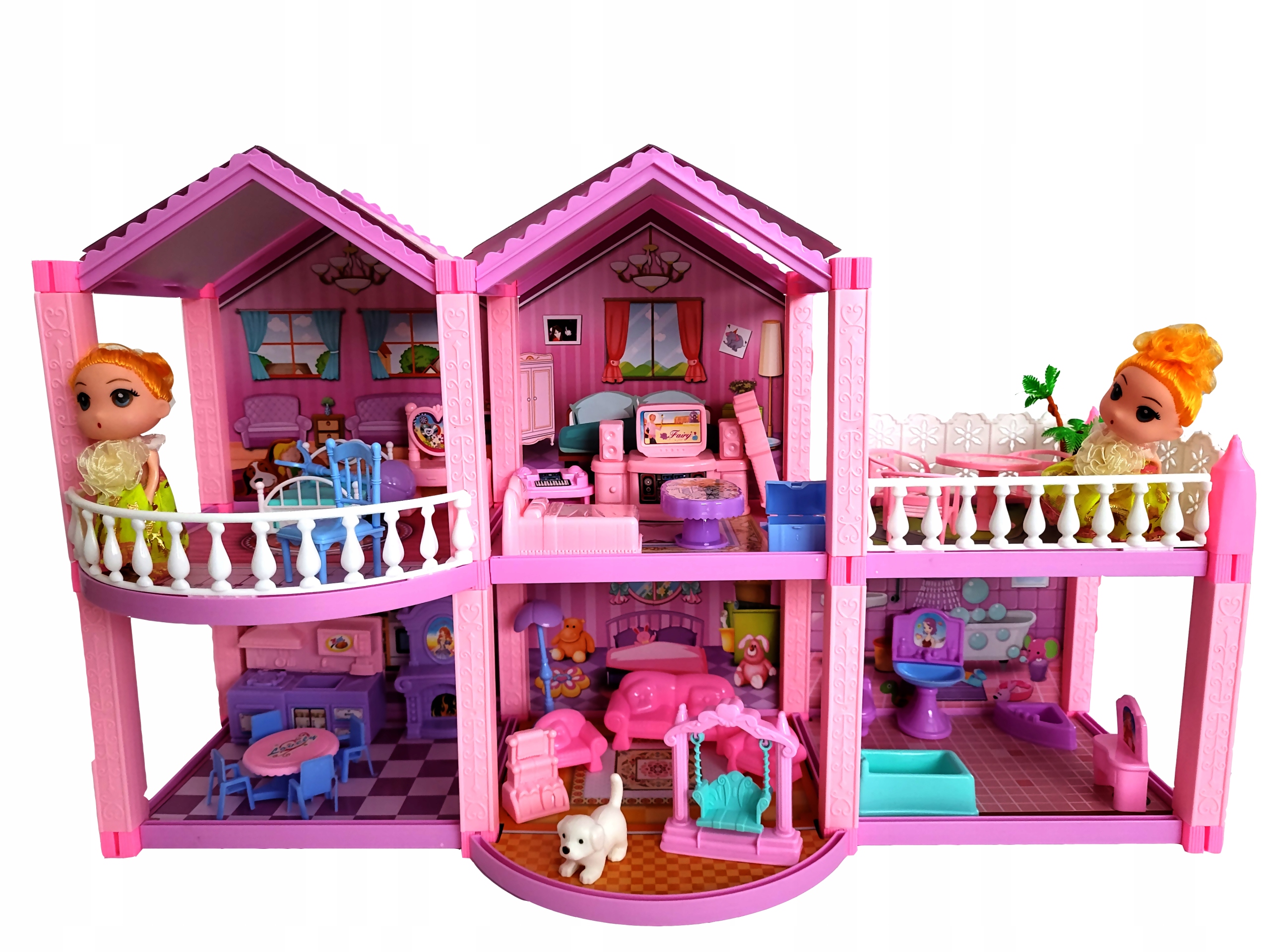 Купить КУКОЛЬНЫЙ ДОМ КУКЛЫ ВИЛЛА ФИГУРКИ МЕБЕЛЬ собака: отзывы, фото и ...