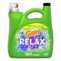 Gain Relax 4,55 l 107 praní – Univerzální gel na praní tkanin