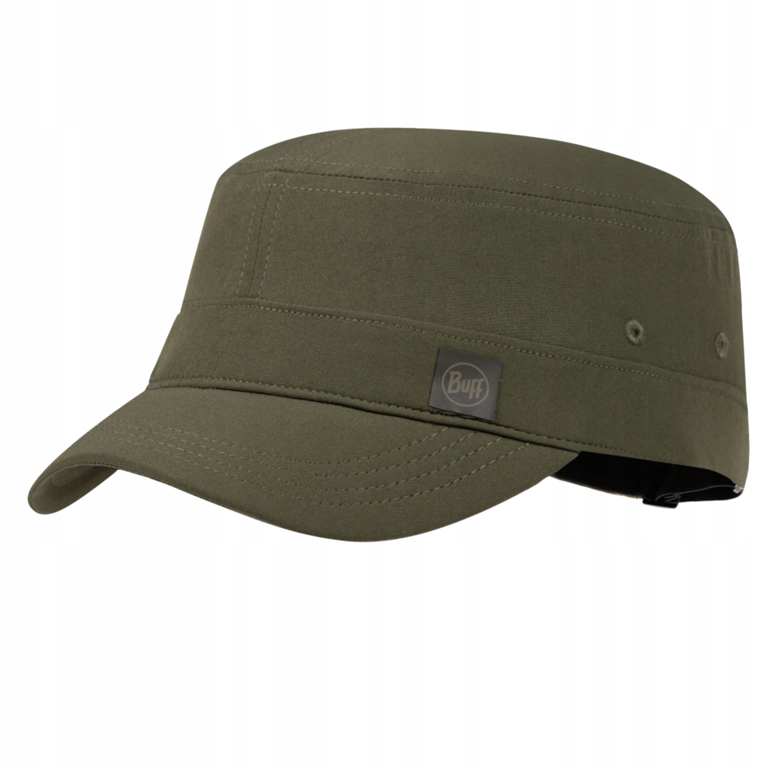 Buff Military Cap [L/XL] Čepice Unisex s kšiltem Nylon Zelená