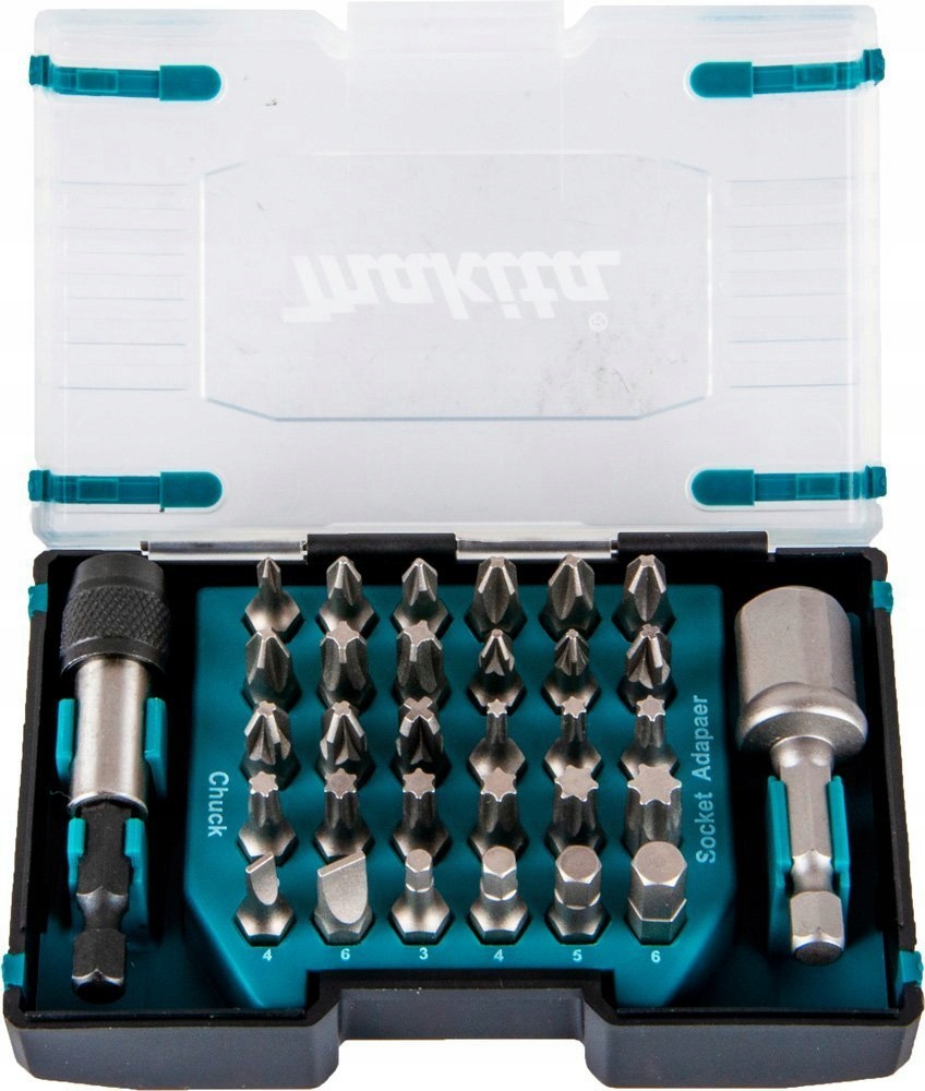 

Makita D-65084 Bity 30 Szt Uchwyty 1/2 i 1/4