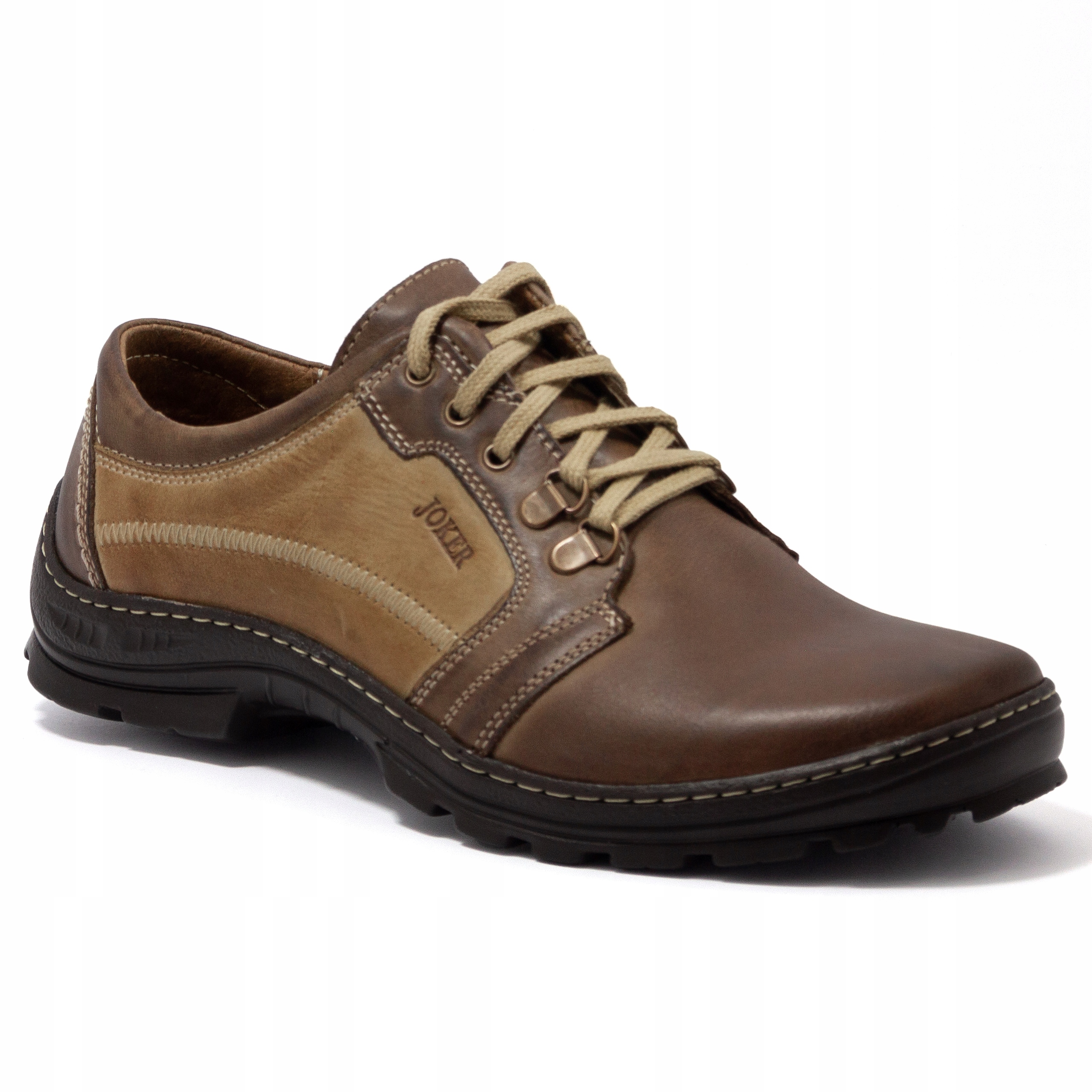 

Trekingowe Buty Półbuty Skóra Pol 192 b Joker 41