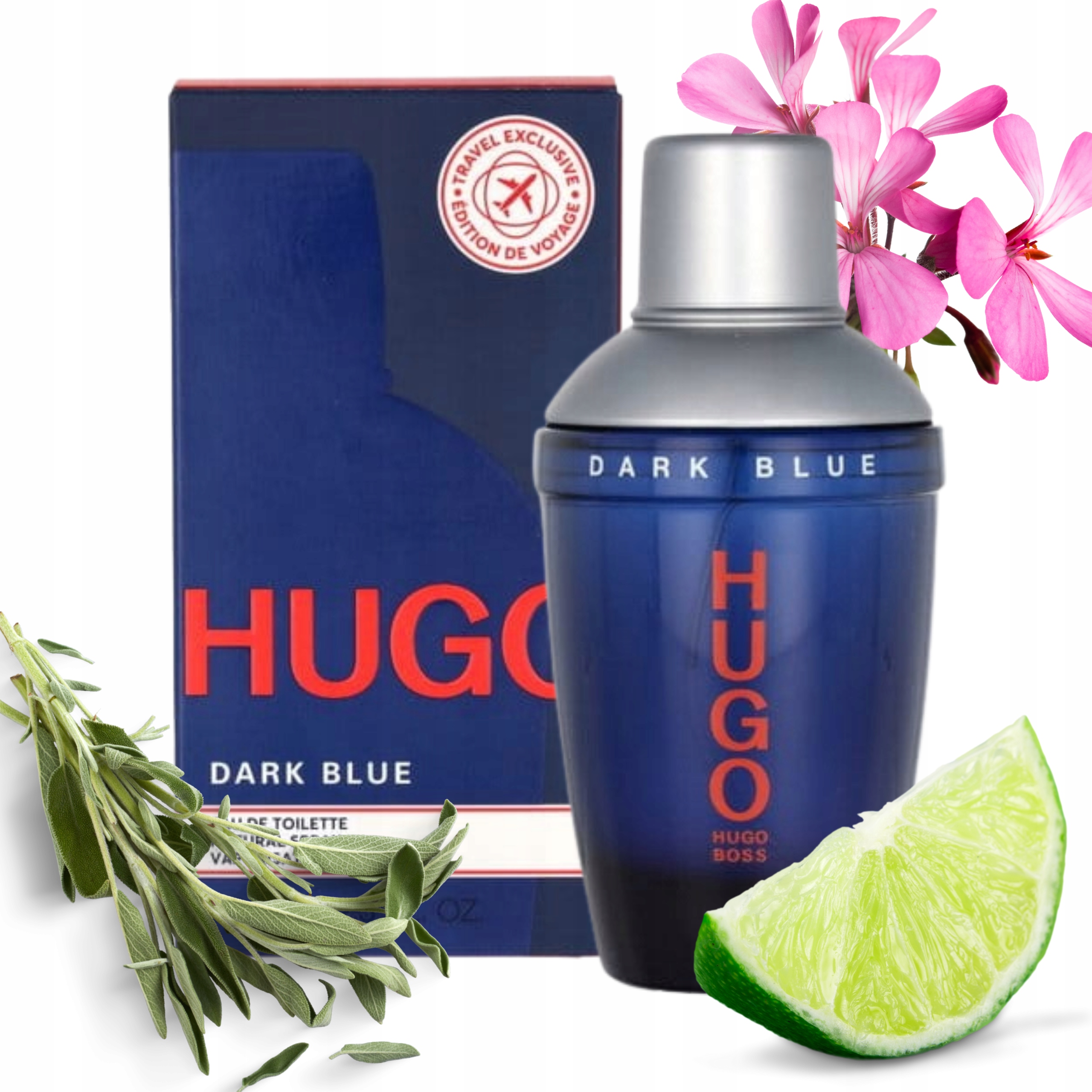 Perfumy Męskie Hugo Boss Dark Blue 75 ml Edt Woda Toaletowa Dla Mężczyzn