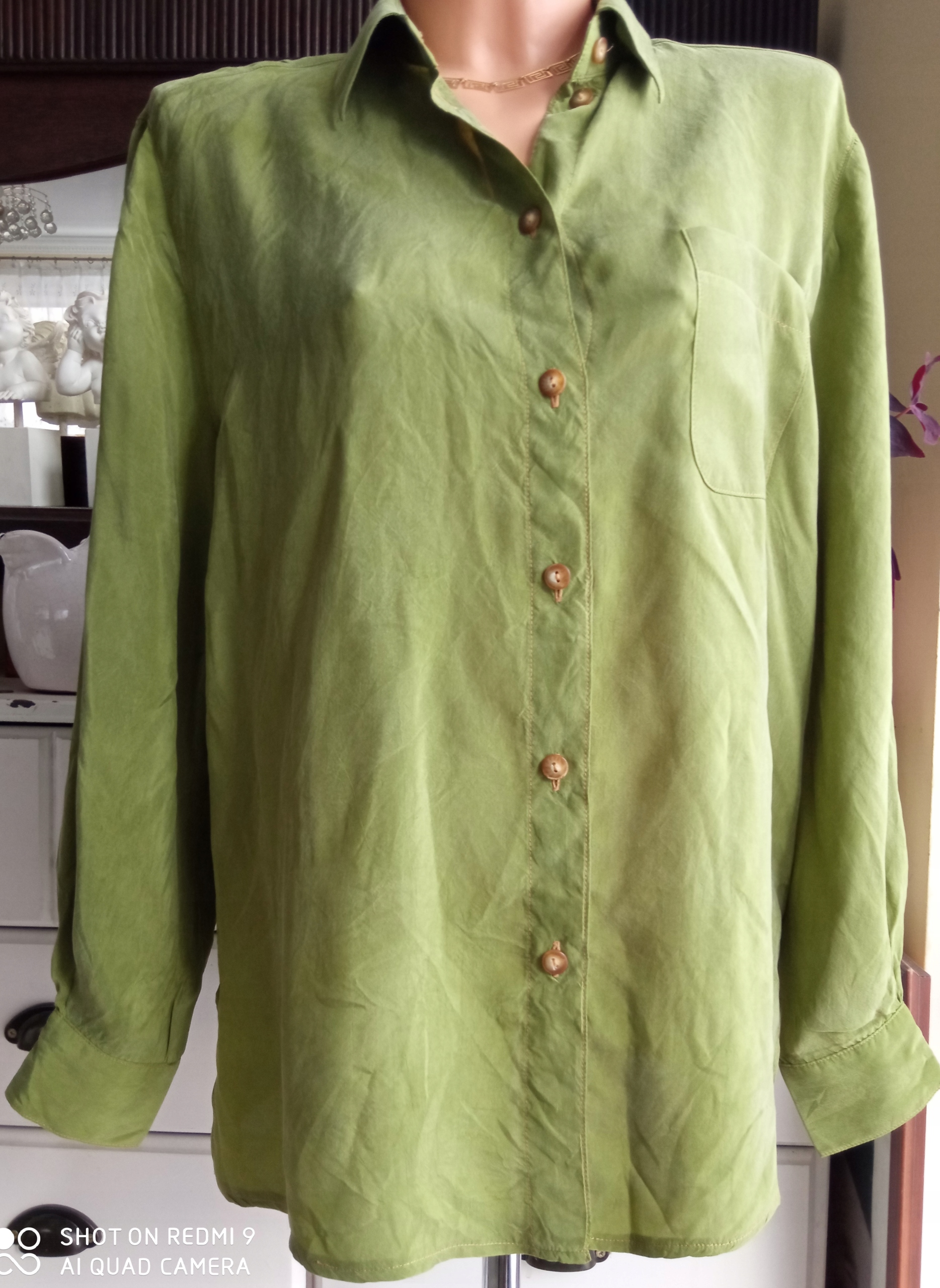 C&A CANDA koszula 100% jedwab cupro 116cm pachy 48