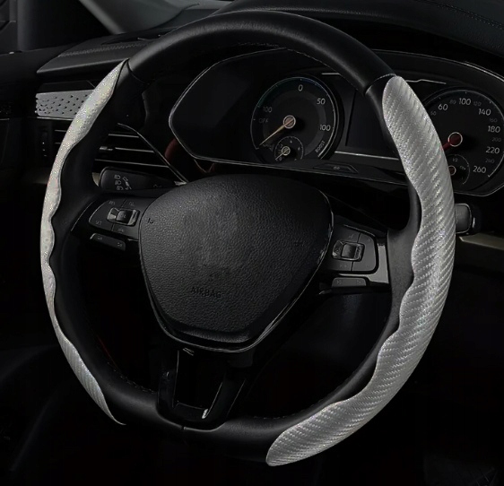 POKROWIEC NAKŁADKI NA KIEROWNICE CARBON SZARY PREZENT EAN (GTIN) 8655521099228