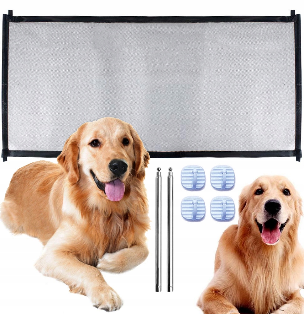 BRAMKA ZABEZPIECZAJĄCA PRZEGRODA PSA KOTA DRZWI -M