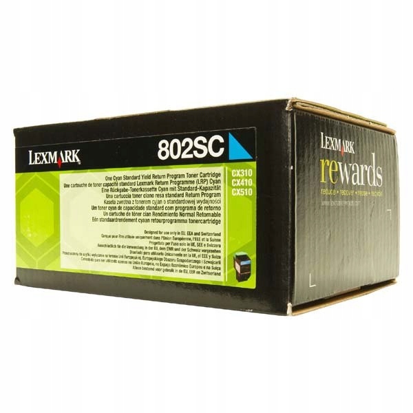 Toner Lexmark 1 CX310C modrý (cyan)