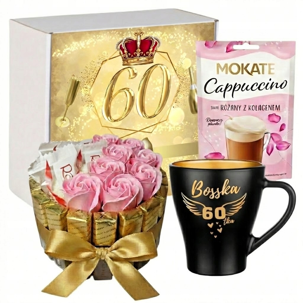 na 60 Urodziny Dla Kobiety Zestaw Prezentowy