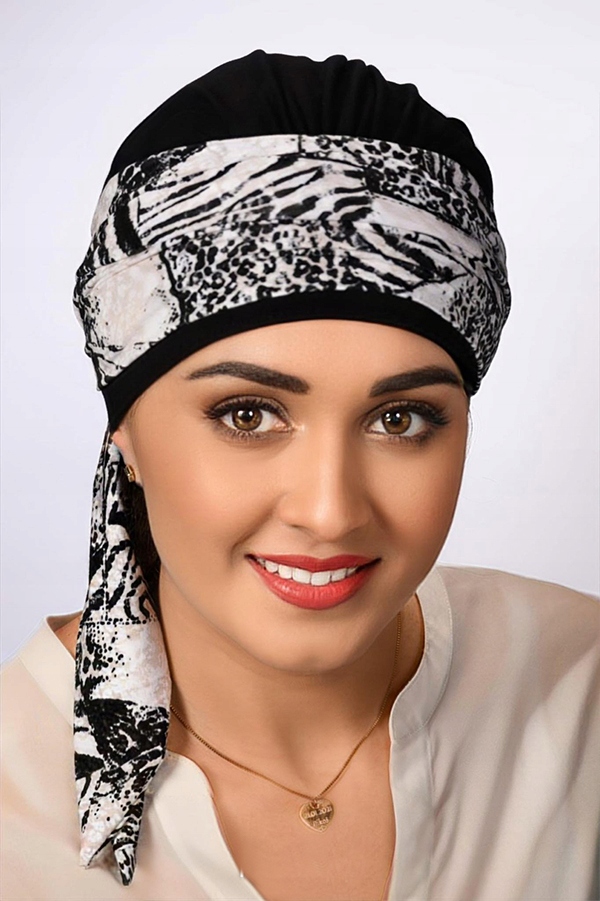 Turban Blanca Chusta po chemioterapii B21+B332 Marka inna