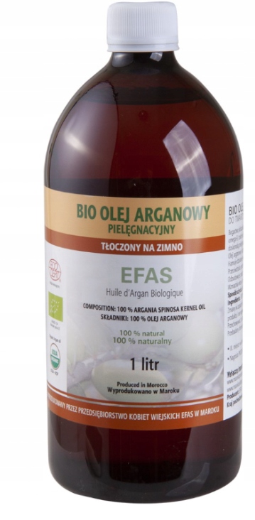 Efas Ecocert 1000 ml olej arganowy