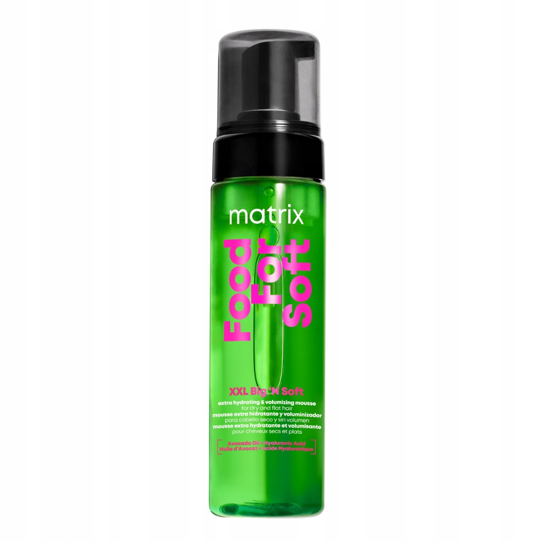 Matrix Food For Soft Nawilżająca pianka do włosów dodająca objętości 200ml