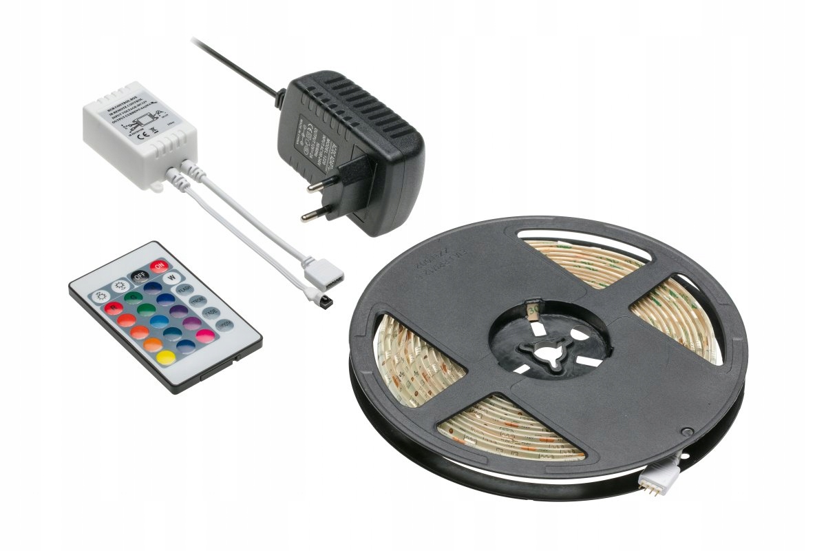 Sada Led Rgb 5m 150LED 25W, Ir kontrolér 24keys IP20 LD-ZL5RGB150-00