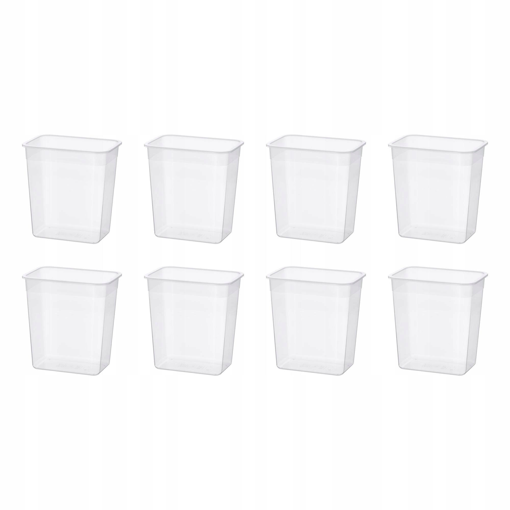 8 ks Nádoba na potraviny Ikea 365+ 4.2 l, obdélníková, plastová