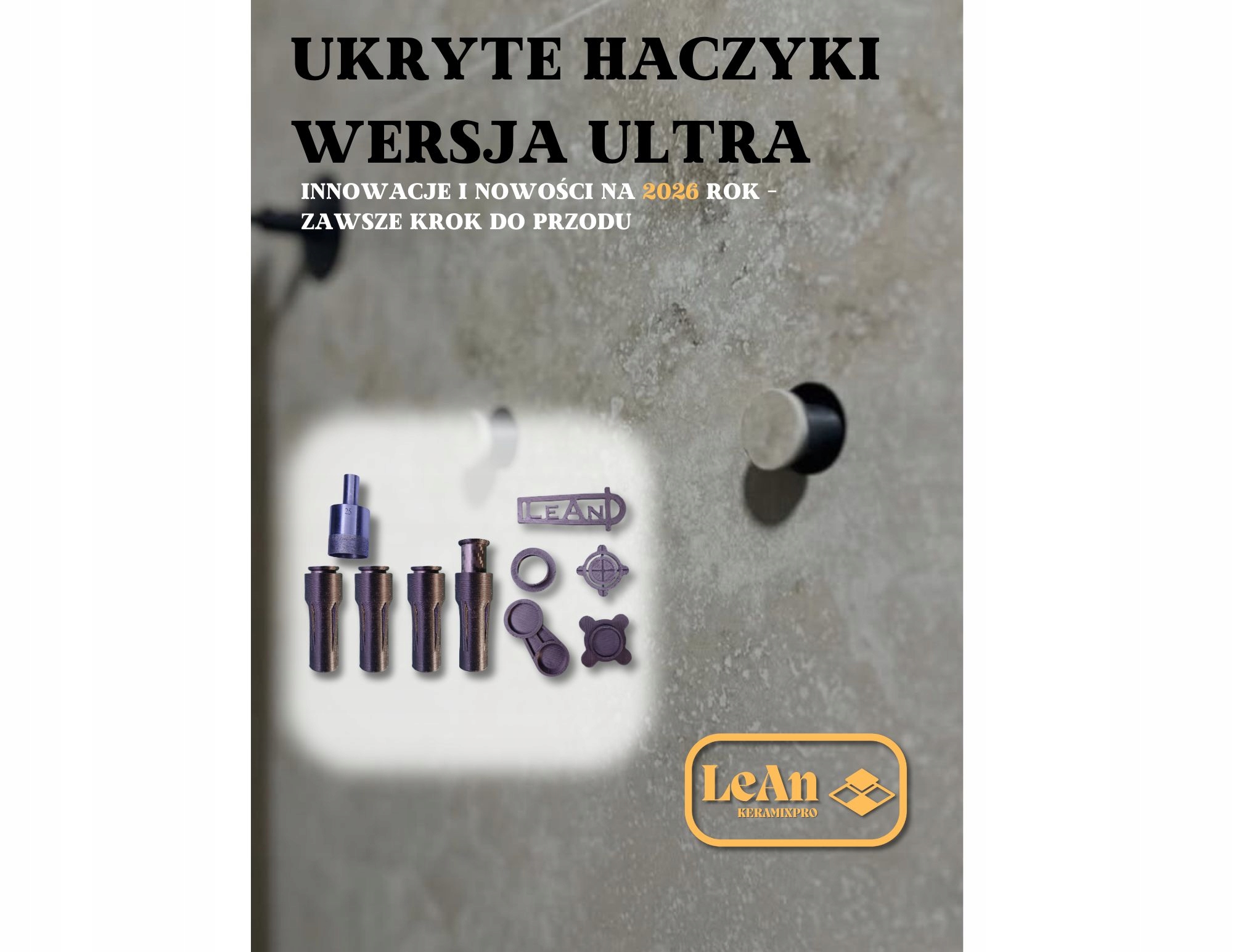 Skryté věšáky na ručníky v provedení Ultra 4 ks – Leankeramixpro