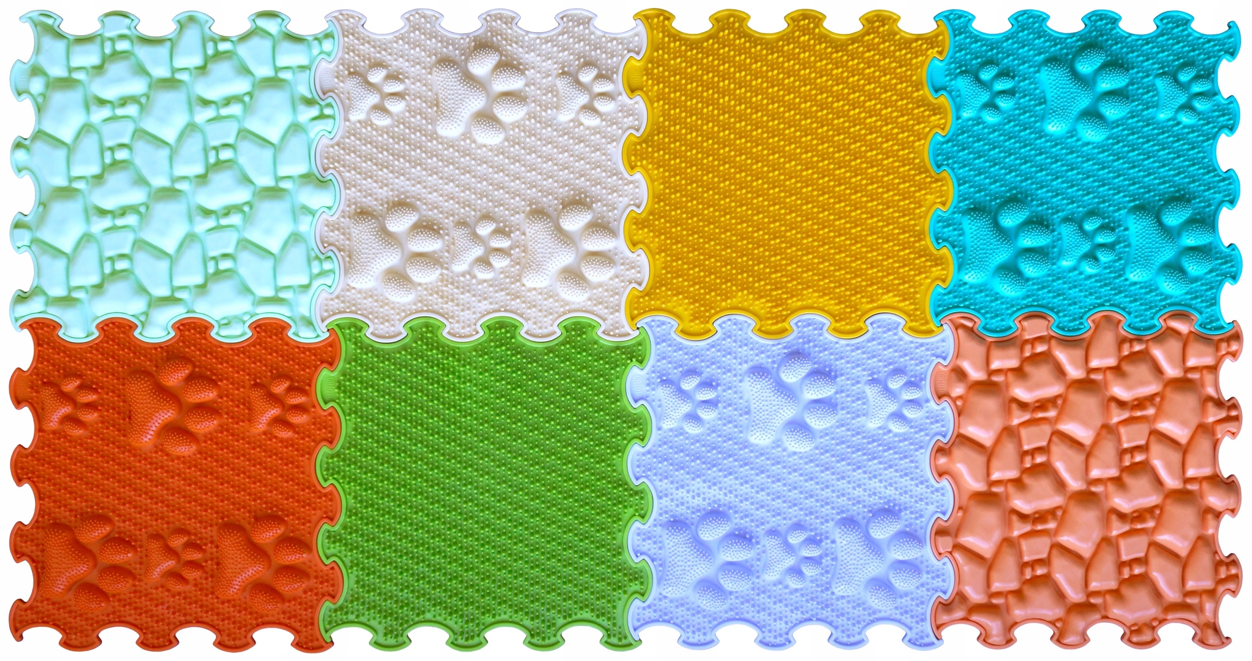 

Maty sensoryczne Zestaw Ortoto Big Kochane Łapki