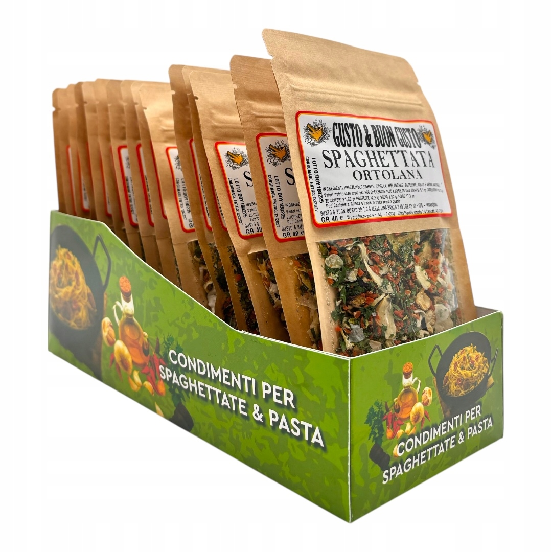 Levně Sada 15x Spaghettata Ortolana. Aglio, olio e zucchine! Doypack 40 g