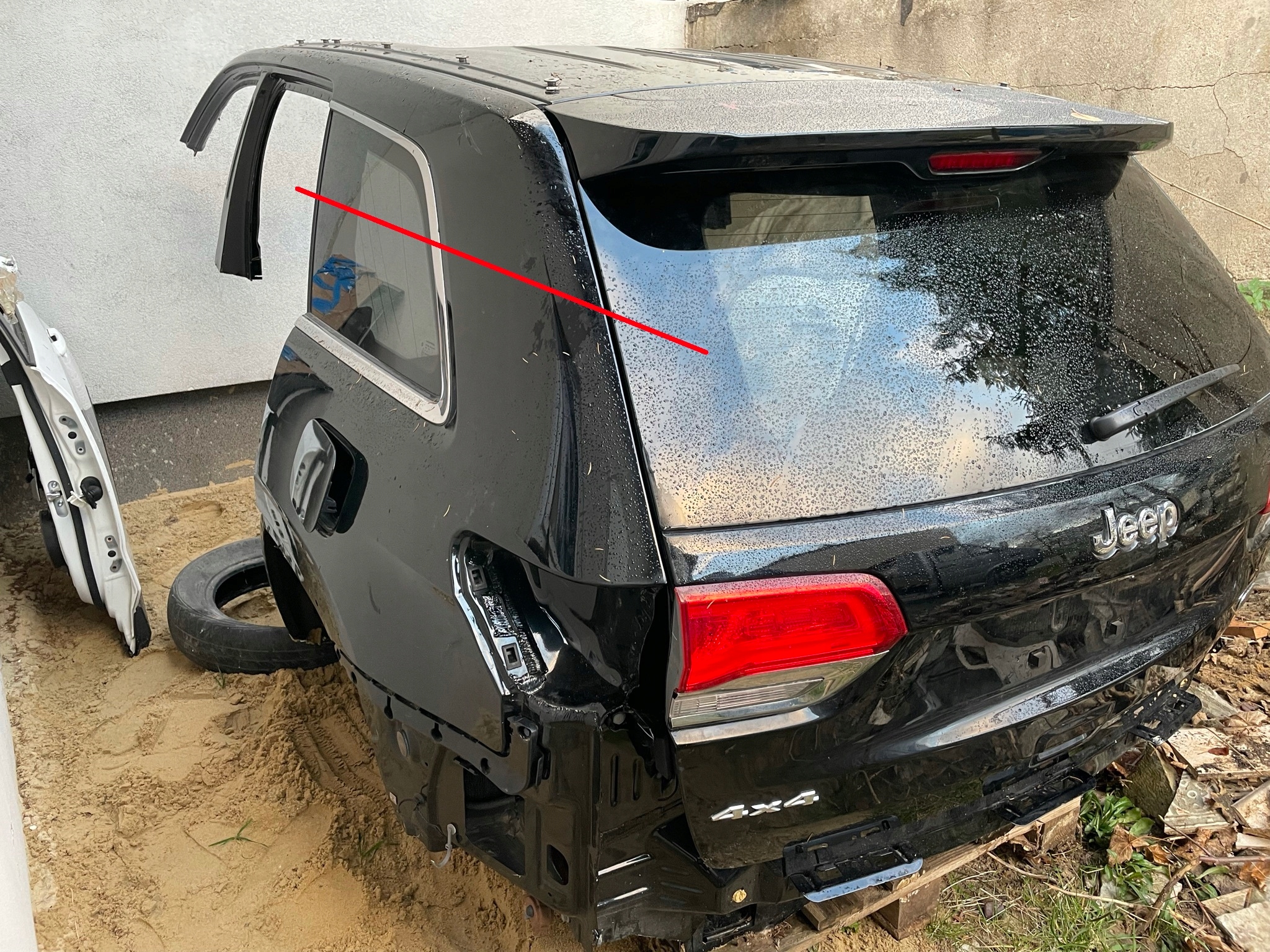 5 - Крыша Панорама люк JEEP GRAND CHEROKEE WK2