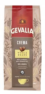 Kawa Ziarnista Gevalia Crema 900g. Arabica Szwedzka