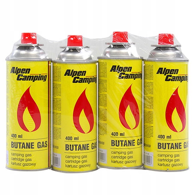 

Gaz Kartusz 400 ml 227 g do Kuchenki Palnika 4 szt