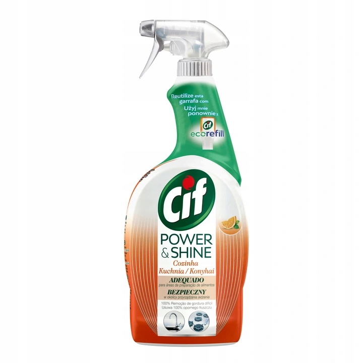 

Cif Power Shine Spray Przeciw Tłuszczowi 750 ML