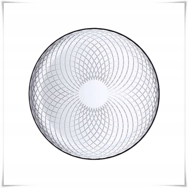 

Duży talerz deserowy, szklany podtalerz D-30 cm