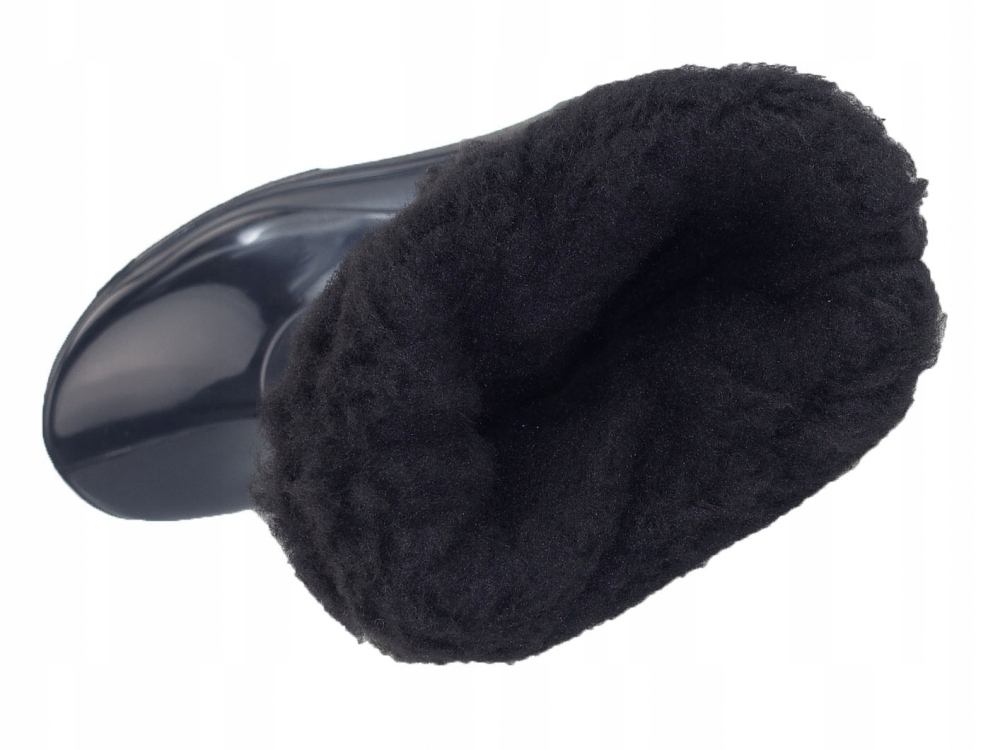 ŚNIEGOWCE KALOSZE DAMSKIE ZIMOWE OCIEPLANE Odcień granatowy