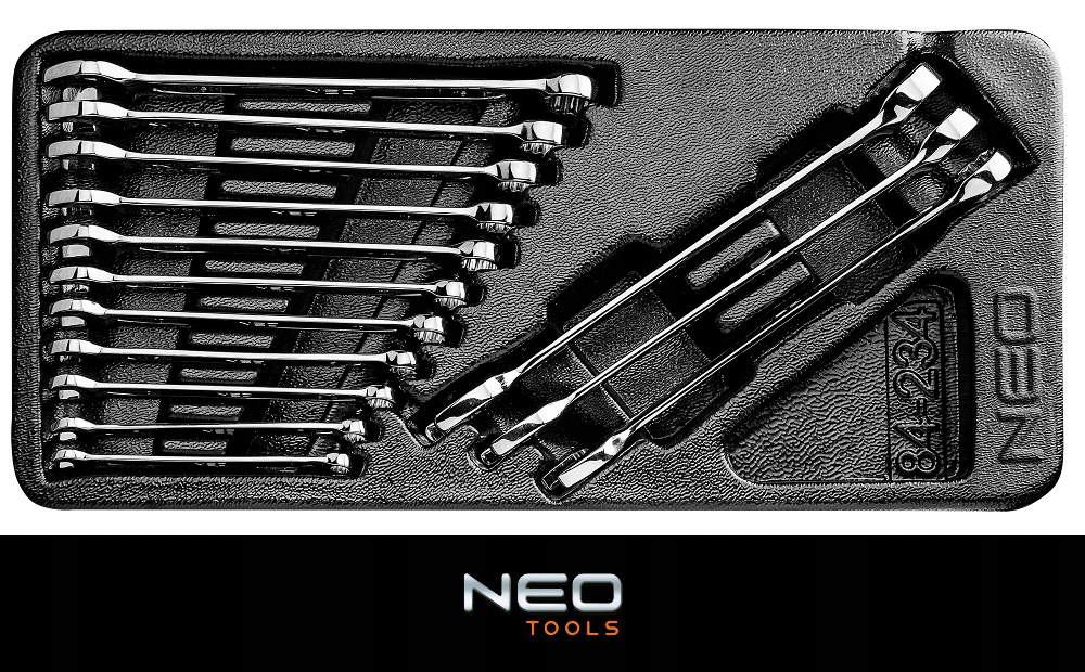 NEO WKŁAD KLUCZE PŁASKO OCZKOWE 6-19 MM 84-234 Kod producenta 84-234