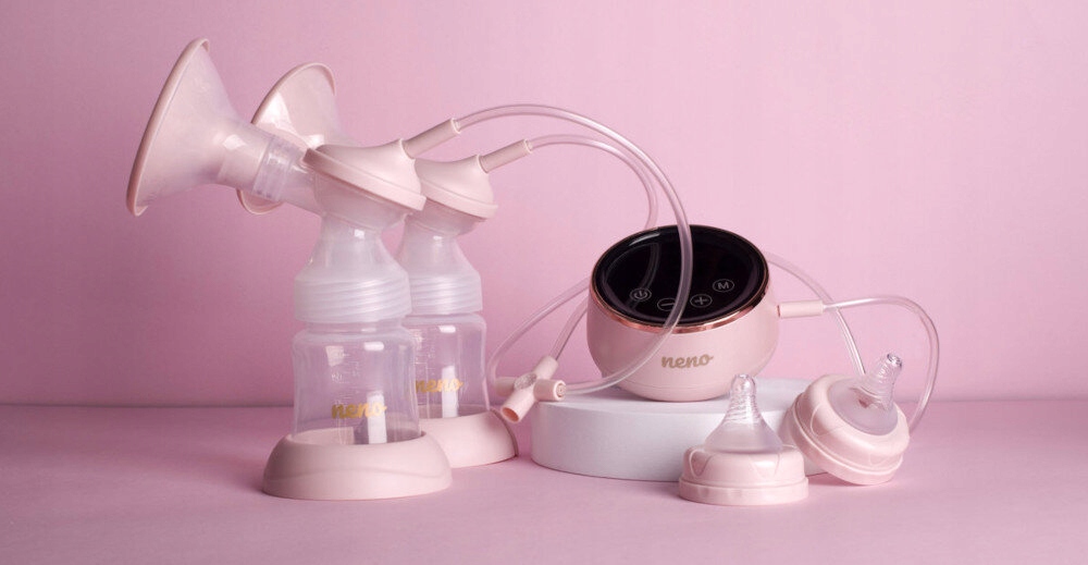 Laktator elektryczny Neno Bella Twin Różowy Wyrób medyczny nie