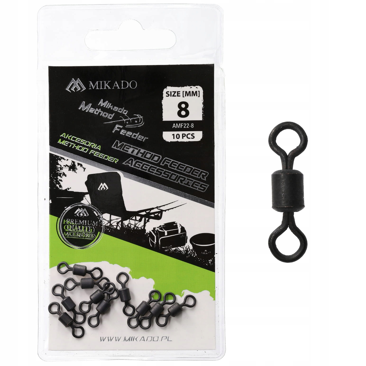 Krętlik Krętliki Mikado Method Feeder Swivel r.8 AMF22-8