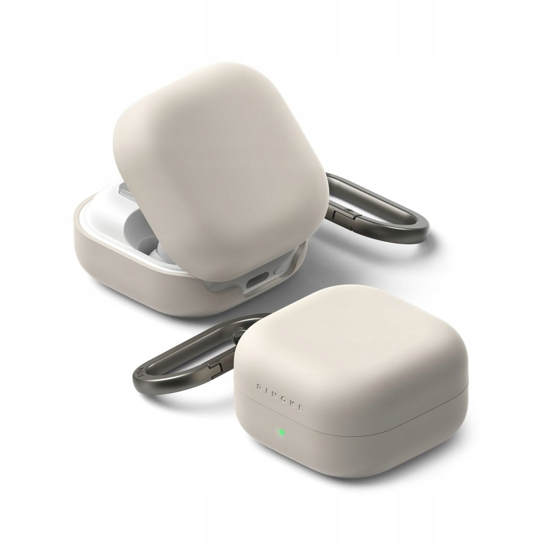 Etui do Samsung Buds 4 Buds 4 Pro Ringke Silicone beżowe