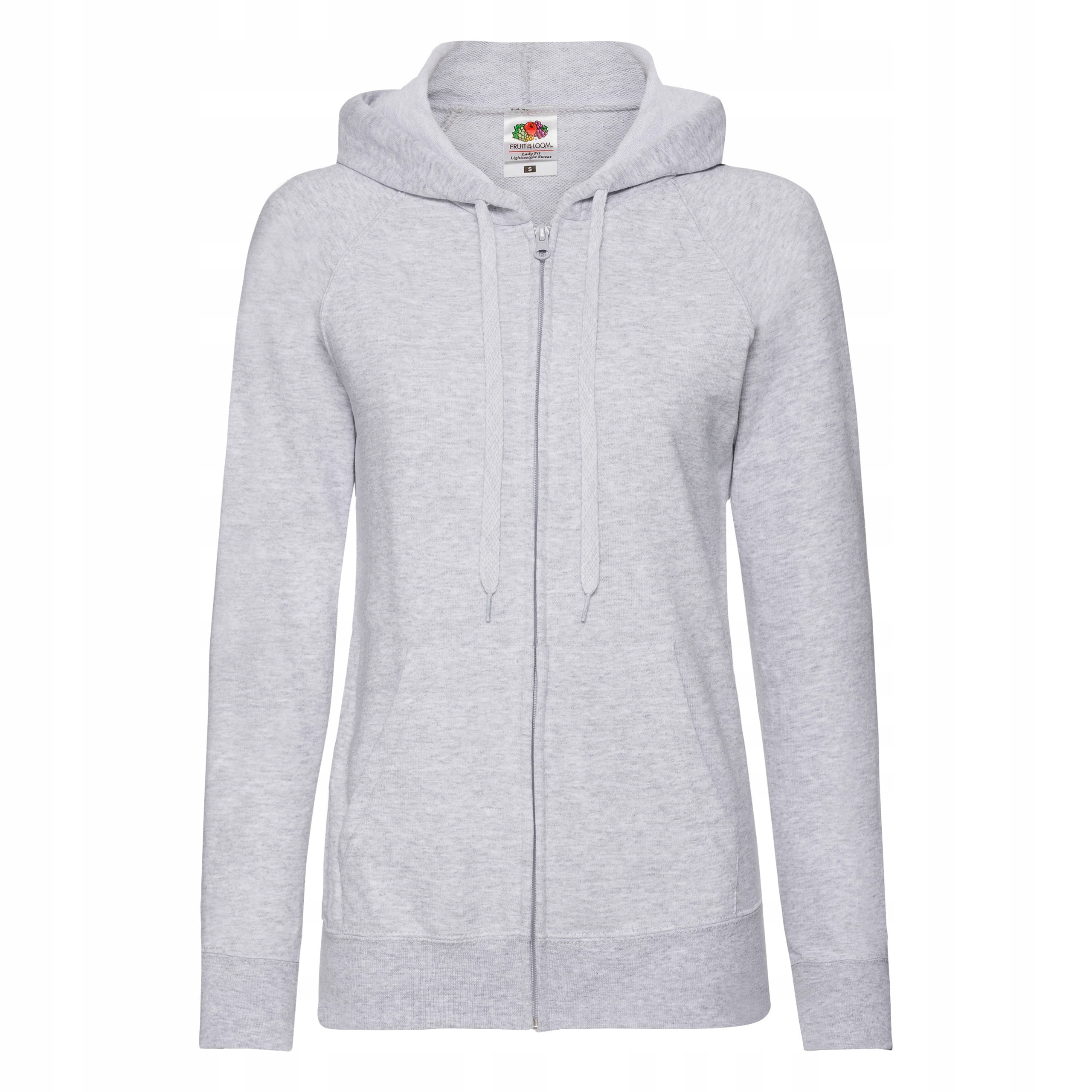 

Fruit Of The Loom Damska Bluza Kaptur Zamek Grey L