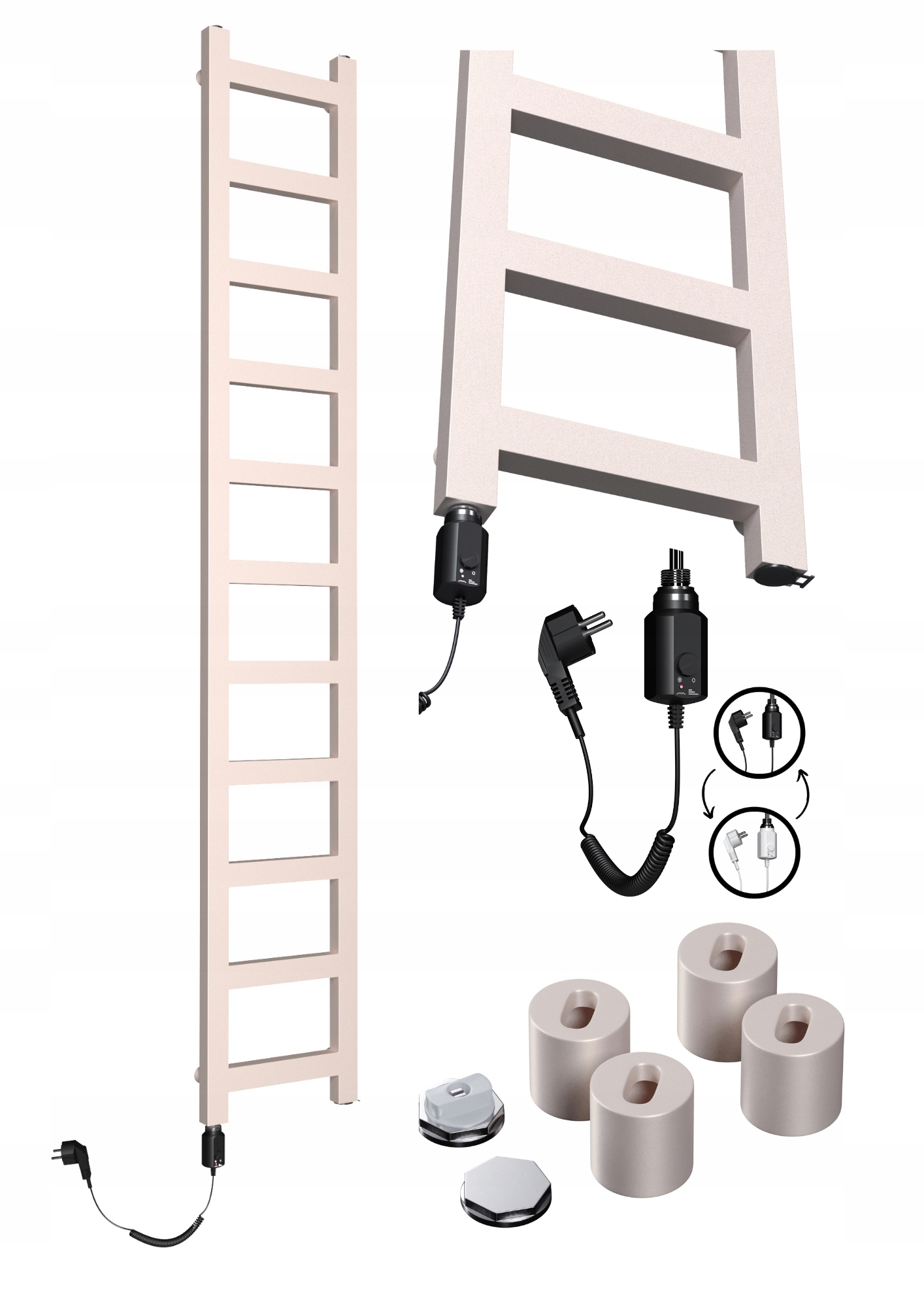 Elektrický ohrievač Mini 1430x250 Zlato ružový Ohrievač