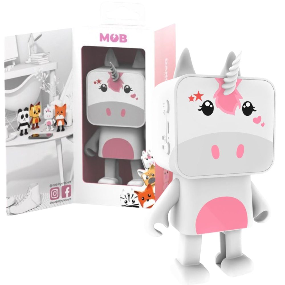 Přenosný tančící reproduktor Mob – Jednorožec Bluetooth Usb-c