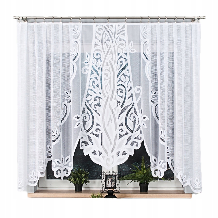 

Firanka gotowa żakardowa Pola biała 400x160 cm