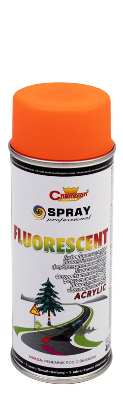 

Farba Fluorescencyjna Pomarańczowa Spray Champion