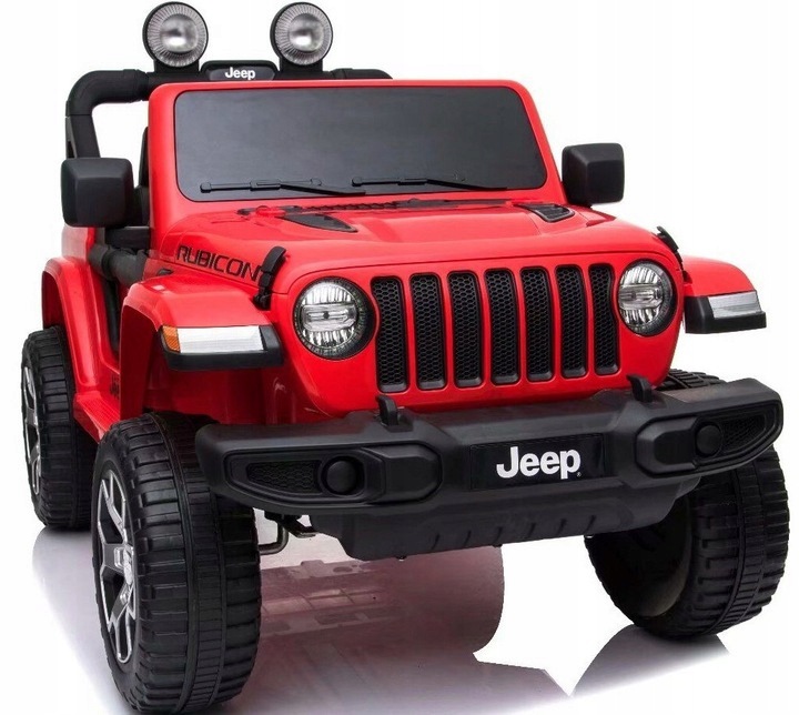 Jeep Wrangler 12V-14AH 4x4 180W, Eva, Skóra, Auto na akumulator Kluczyk