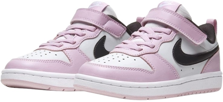 Buty Dziecięce Sportowe Czarne Nike Court Borough Low 2 BQ5451-005 r. 31.5