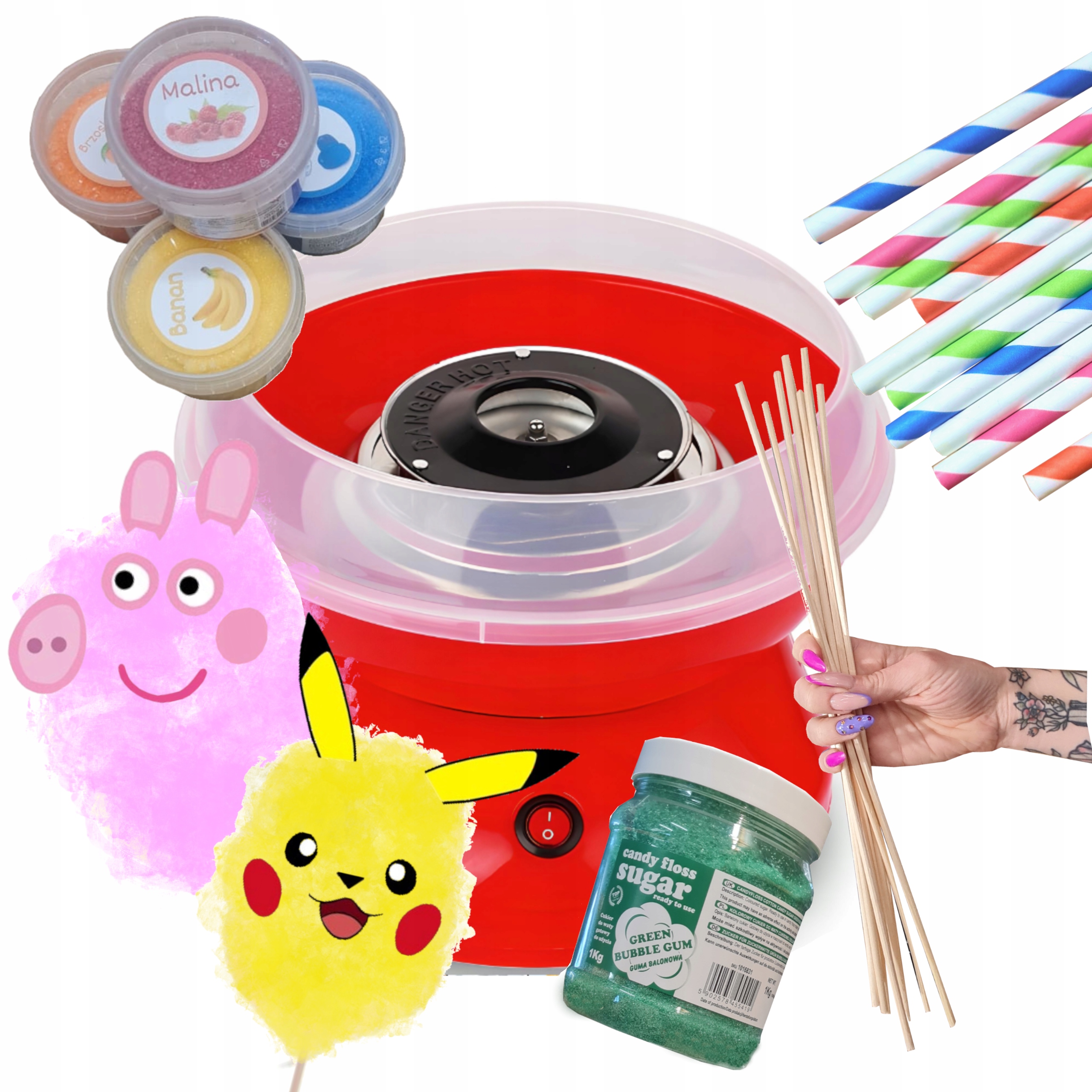 Maszyna Do Waty Cukrowej na dzień dziecka maszynka Peppa