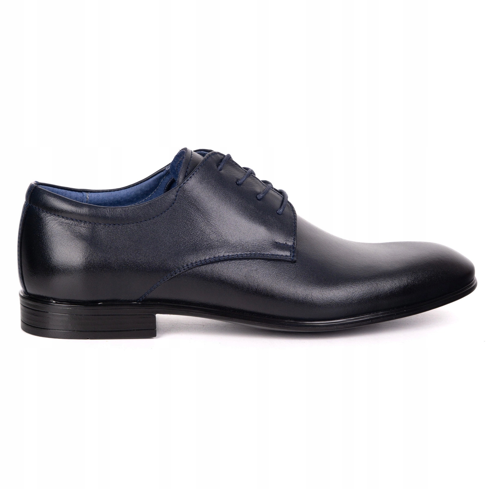 Pánské kožené společenské boty Olivier 484 tmavě modré, velikost 46