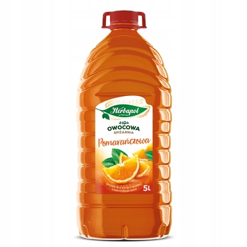 1x 5L Herbapol Lublin Owocowa Spiżarnia syrop Pomarańczowy