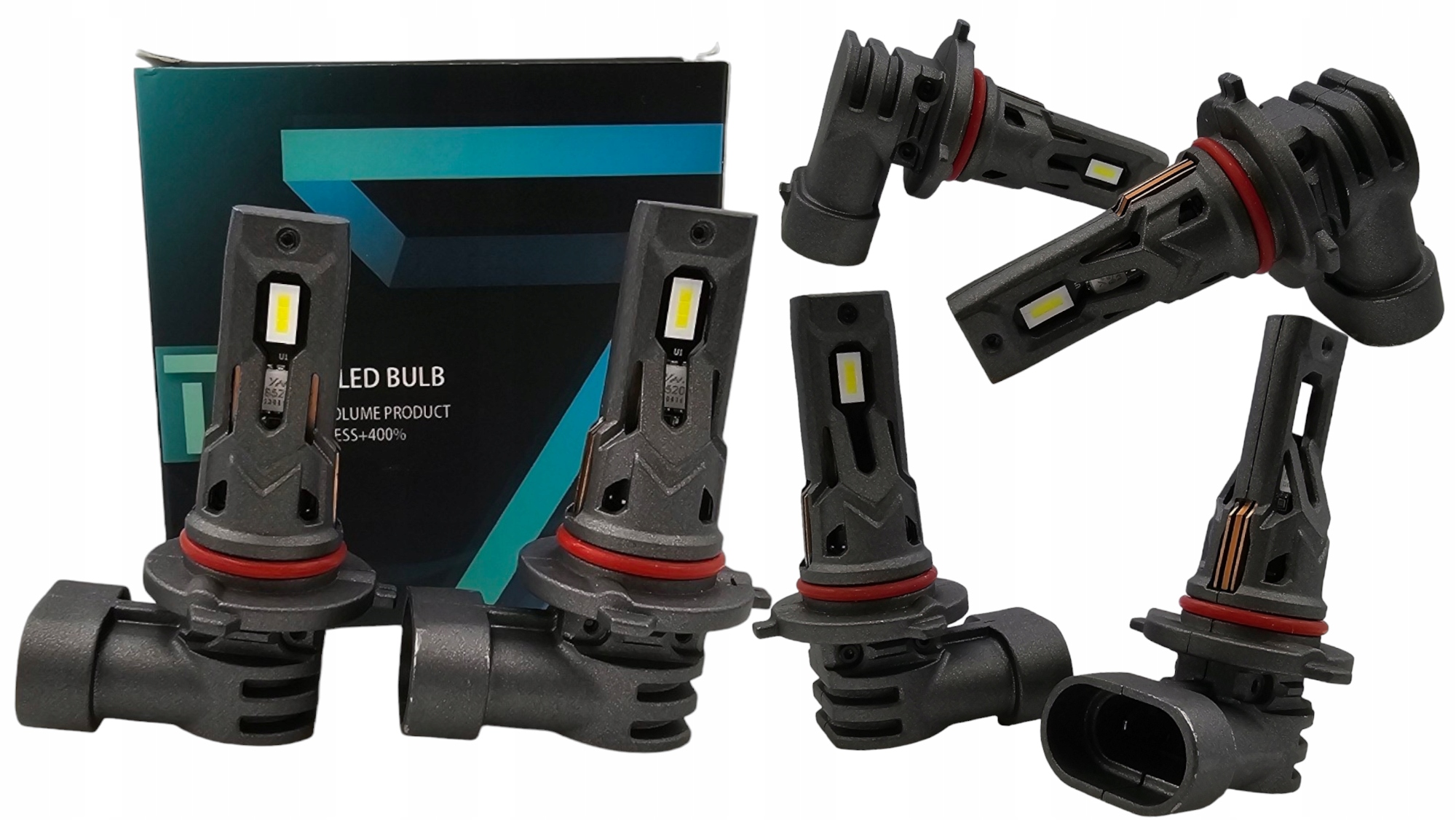 Led žárovky Emc HB3 9005 60W Plug&Play Csp 1do1 IP68 Canbus Ultra Silné